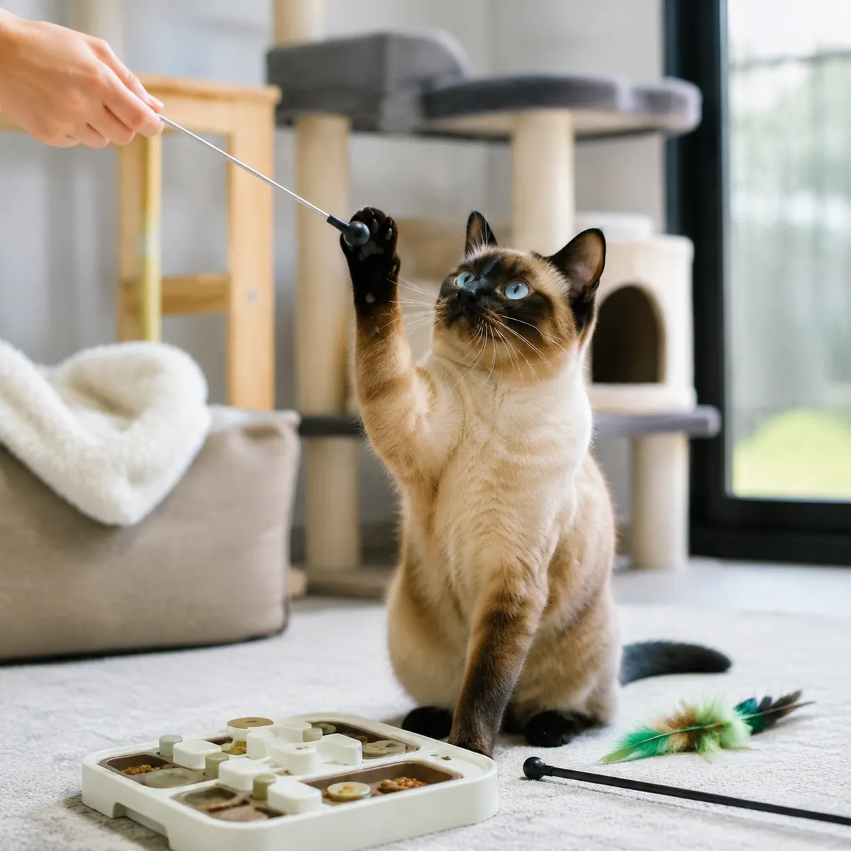 Active Smart Cat Breeds for Play and Training closing image
