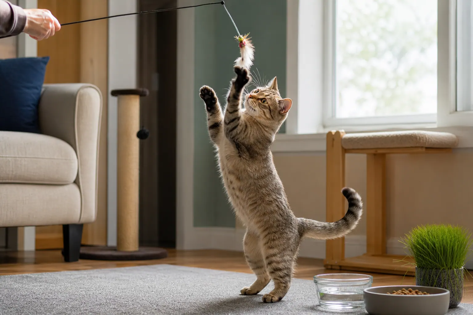 Cat Daily Care Routine for Feeding Play and Comfort primary image