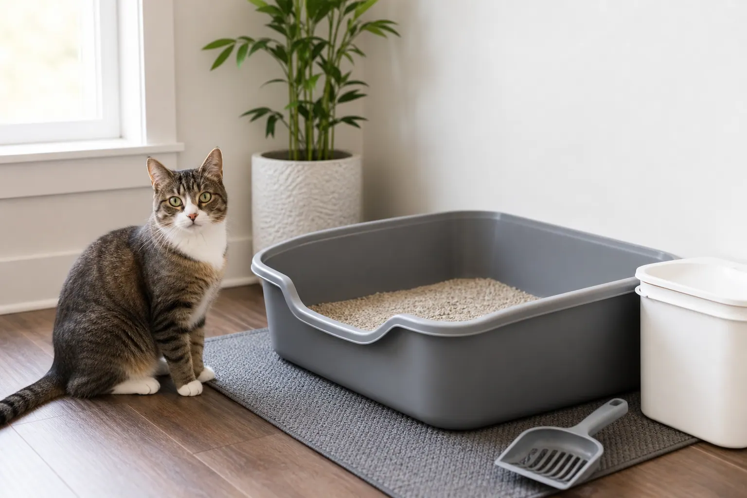 Litter Box Training Guide for Cats That Miss primary image